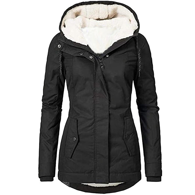 Long-sleeve Zipper Coat