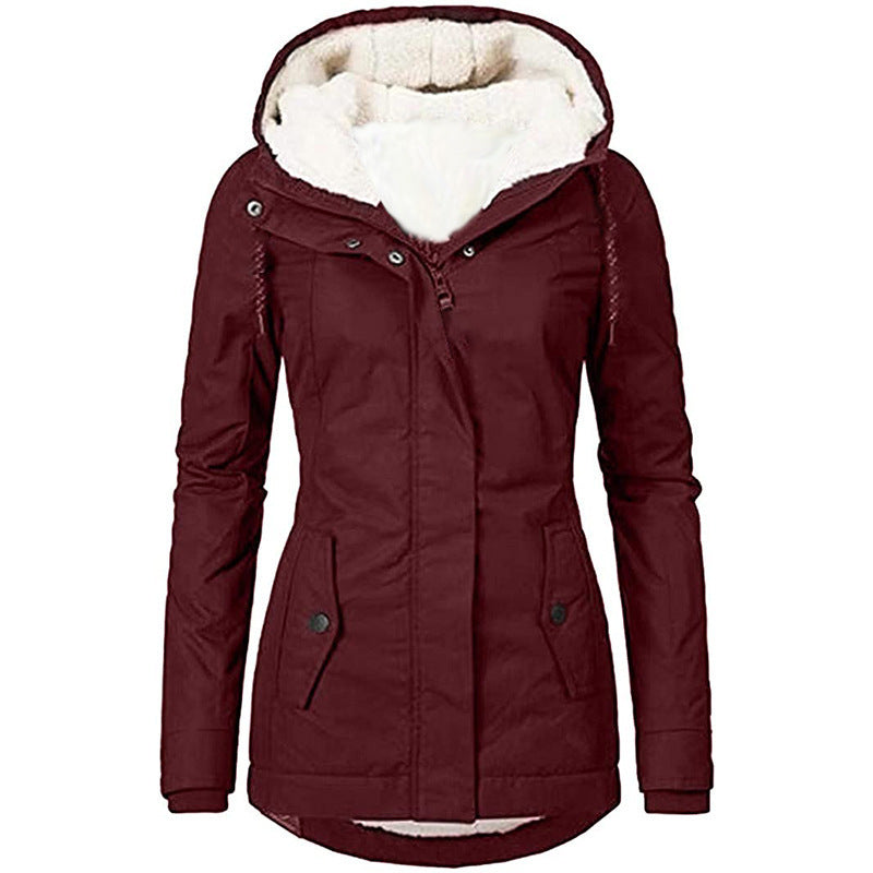 Long-sleeve Zipper Coat