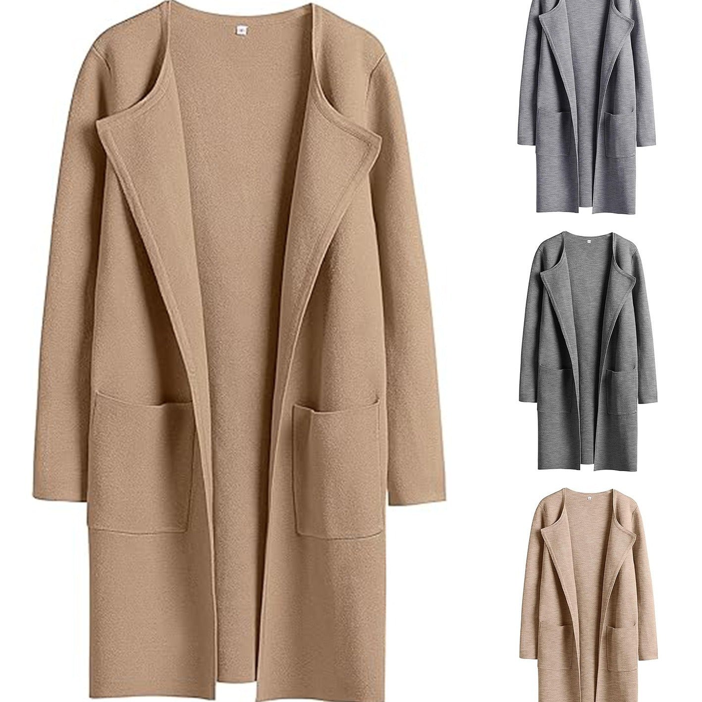 Slim Fit Coat With Pockets