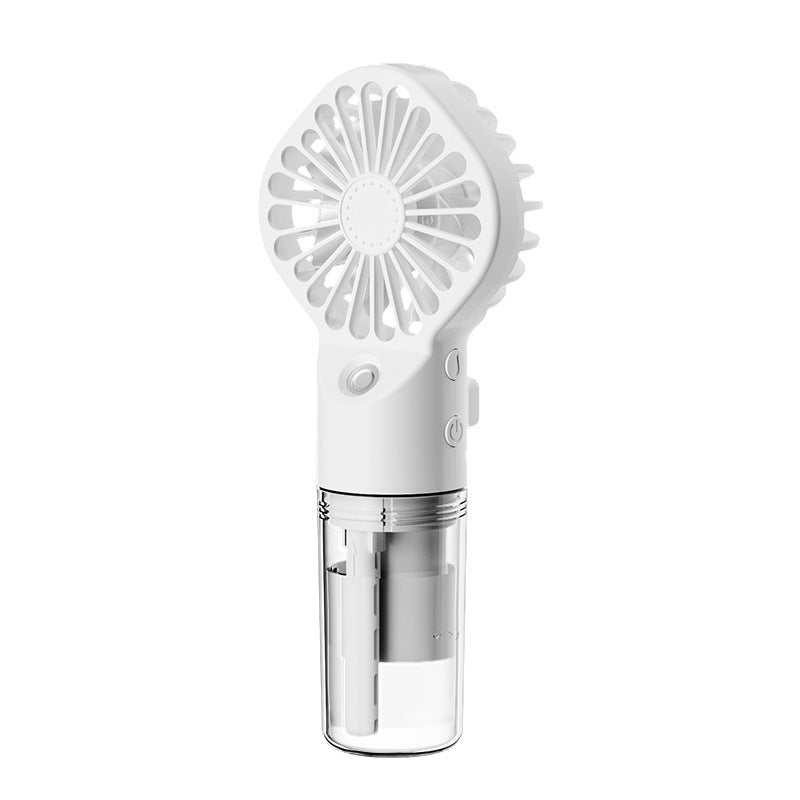 مروحة رذاذ قوية لترطيب الهواء ومروحة رذاذ صغيرة لترطيب الهواء ومروحة شحن USB ومروحة ثلجية ومنعشة ومكملات مائية