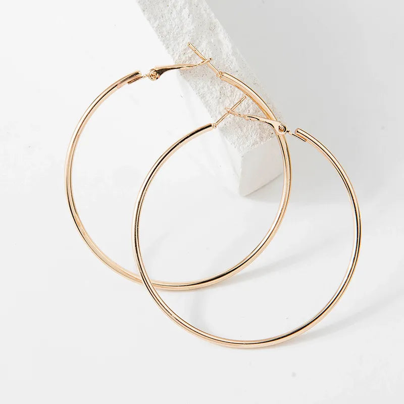 Thin Hoop Earrings