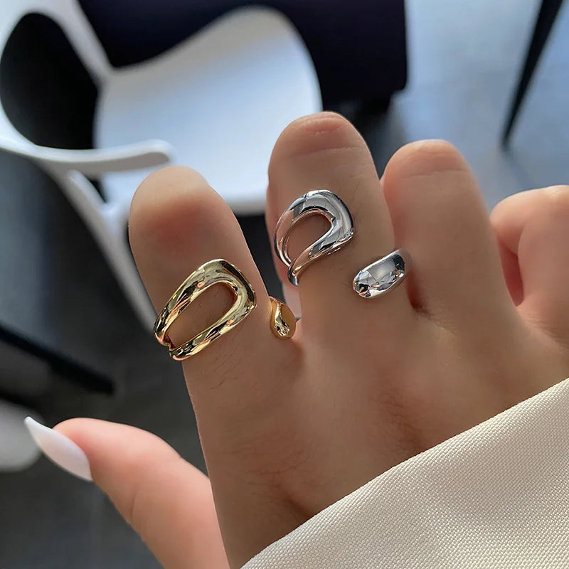 Vintage Geometric Rings