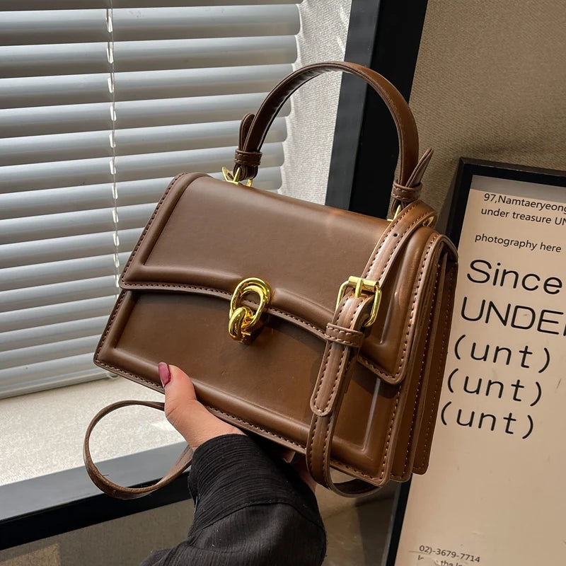 Vintage Square Crossbody Bag