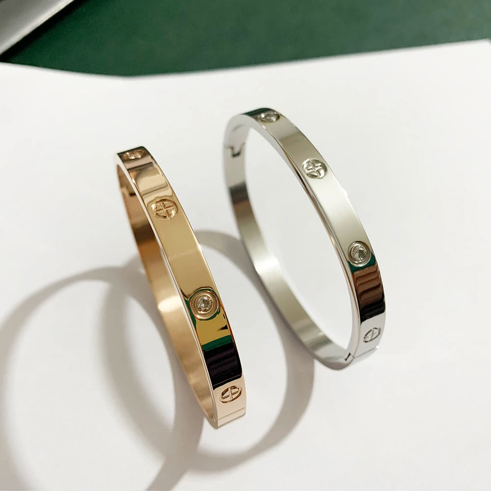Silver/Gold Cross Bracelet