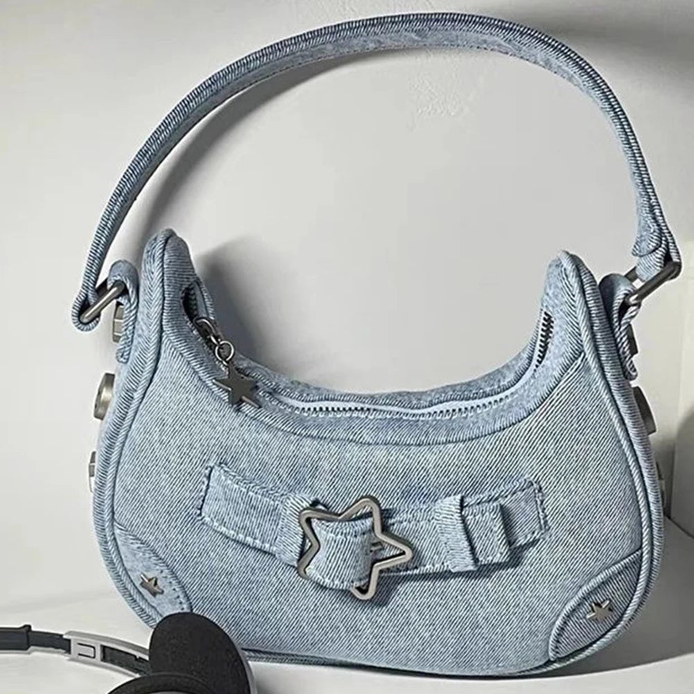 Star Jeans Shoulder Bag