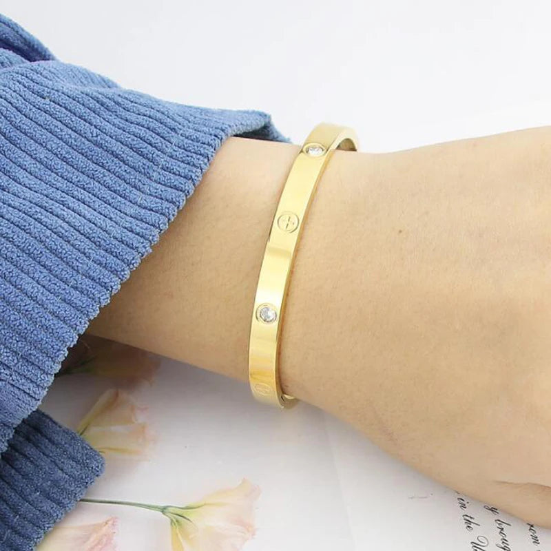 Silver/Gold Cross Bracelet