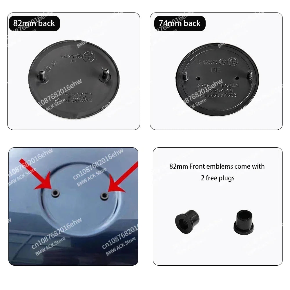 BMW - شعار E46 E90 F30 F10 F20 G20 E87 E60 E63 F01 F02 G14 E83