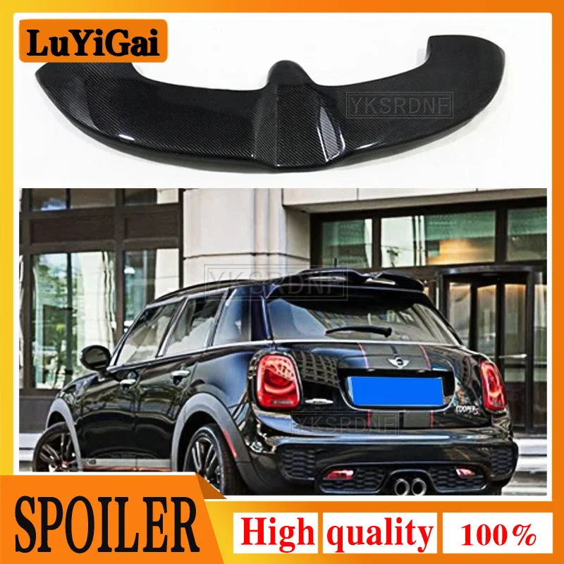 جناح خلفي لسيارة ميني كوبر F56 F55 S JCW مصنوع من مادة ABS/ألياف الكربون عالية الجودة