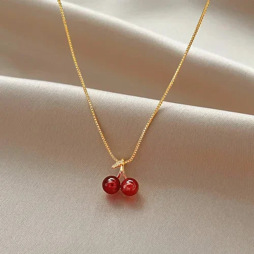 Sweet Red Cherry Earrings
