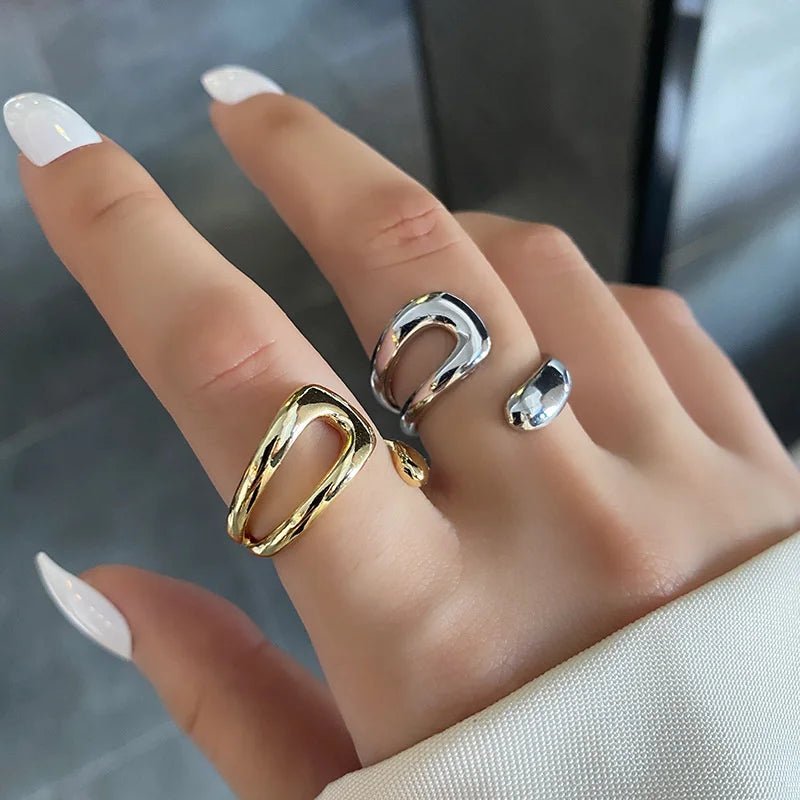 Vintage Geometric Rings