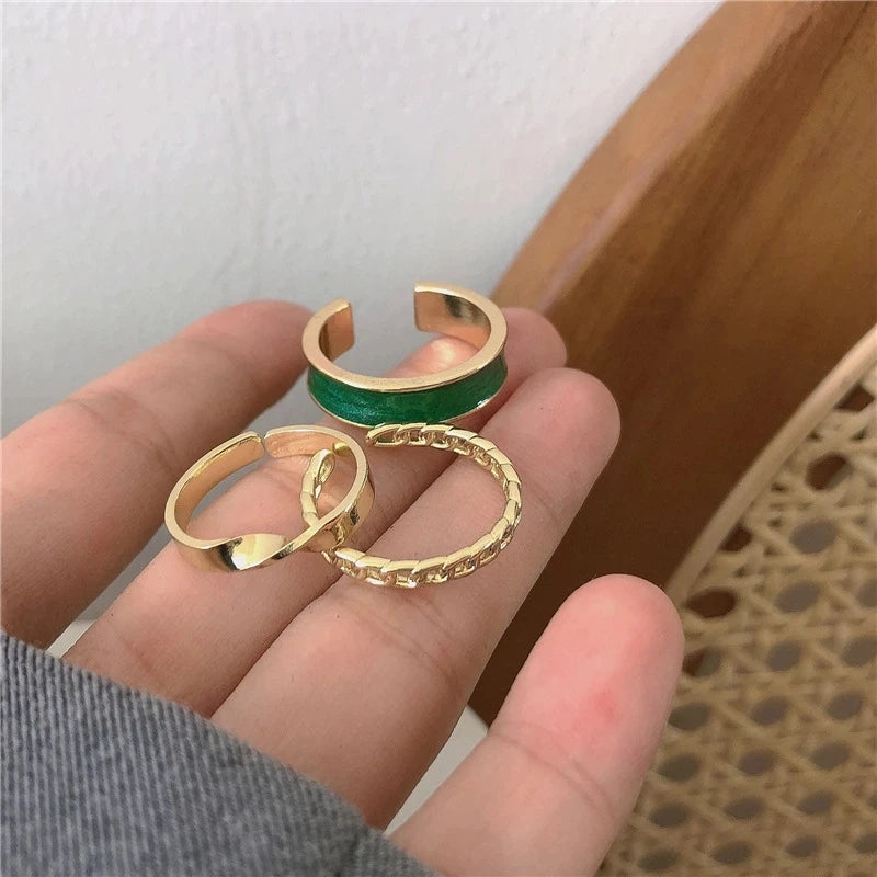 טבעות טרנדיות פשוטות