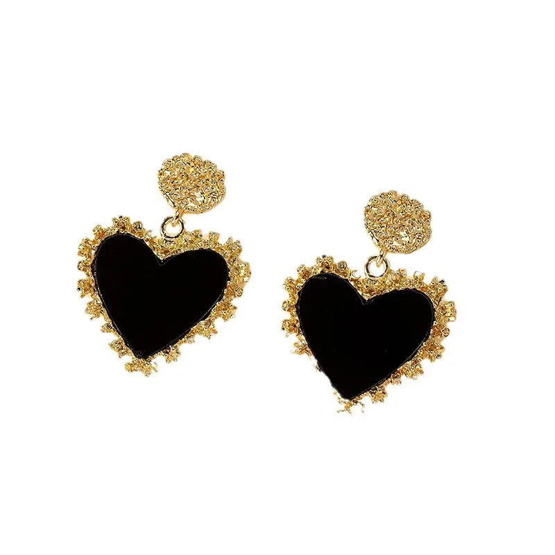 Simple Heart-shaped Stud Earrings