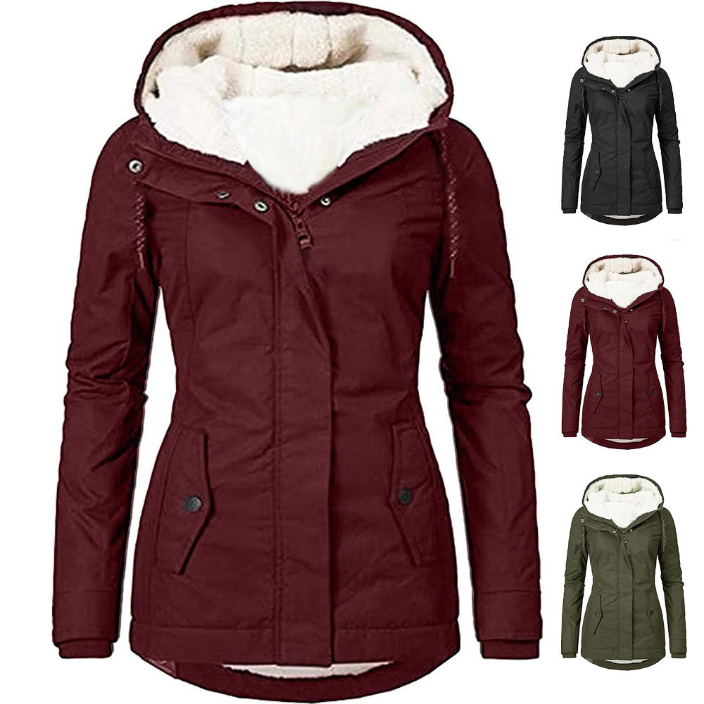 Long-sleeve Zipper Coat