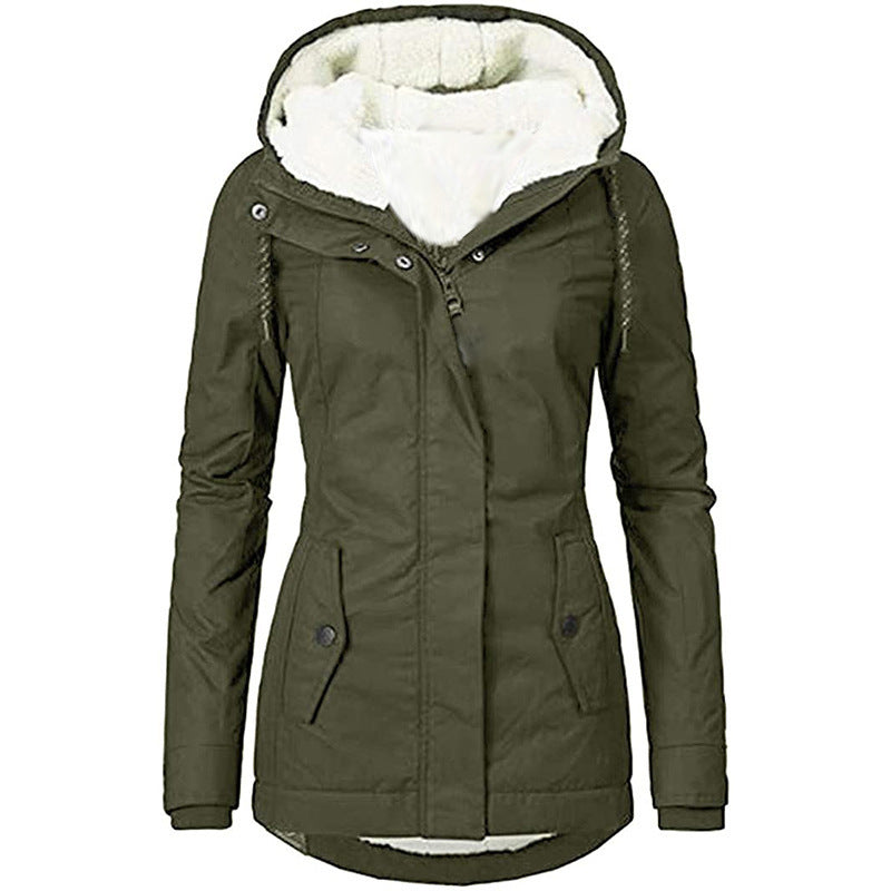 Long-sleeve Zipper Coat