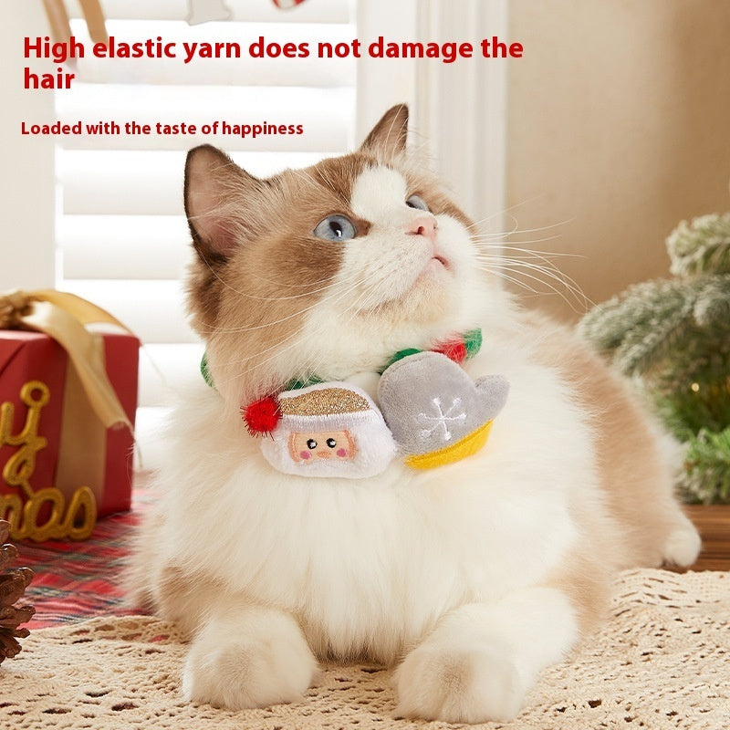 Pets Christmas Collar Decoration Stretch Ornament Pet Products