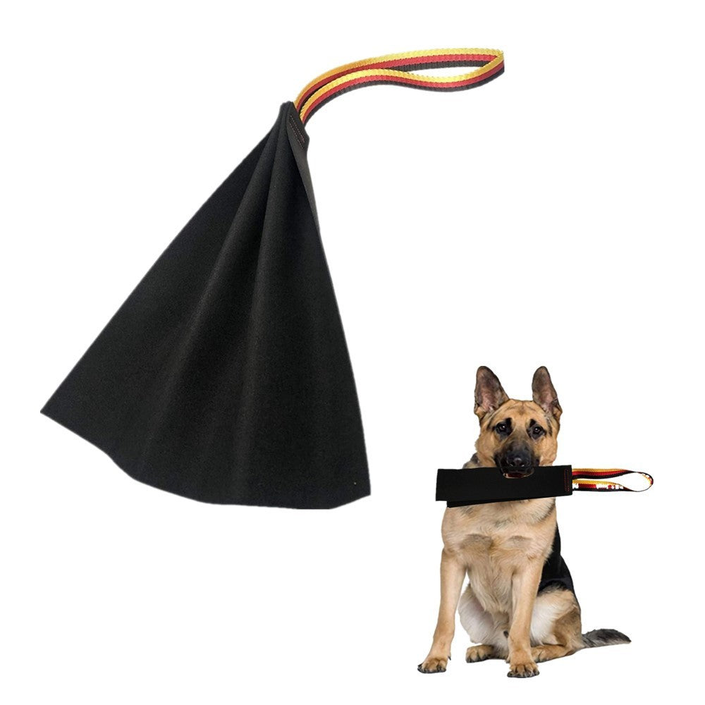 Crazy Horse-dog Bite Cloth Dog Training Supplies Interactive Cowhide Bite Pet Toy