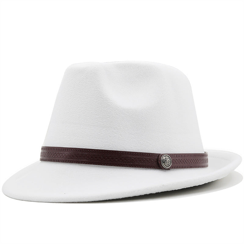 Western Cowboy Hat Wide Brim Curling Sun Shade