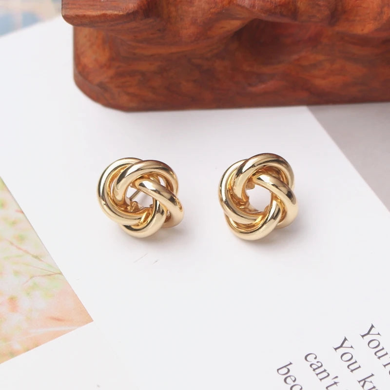 Twist Flower Earrings