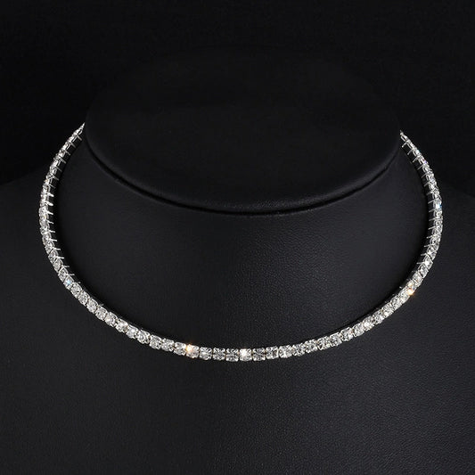 Rhinestone Choker Necklace