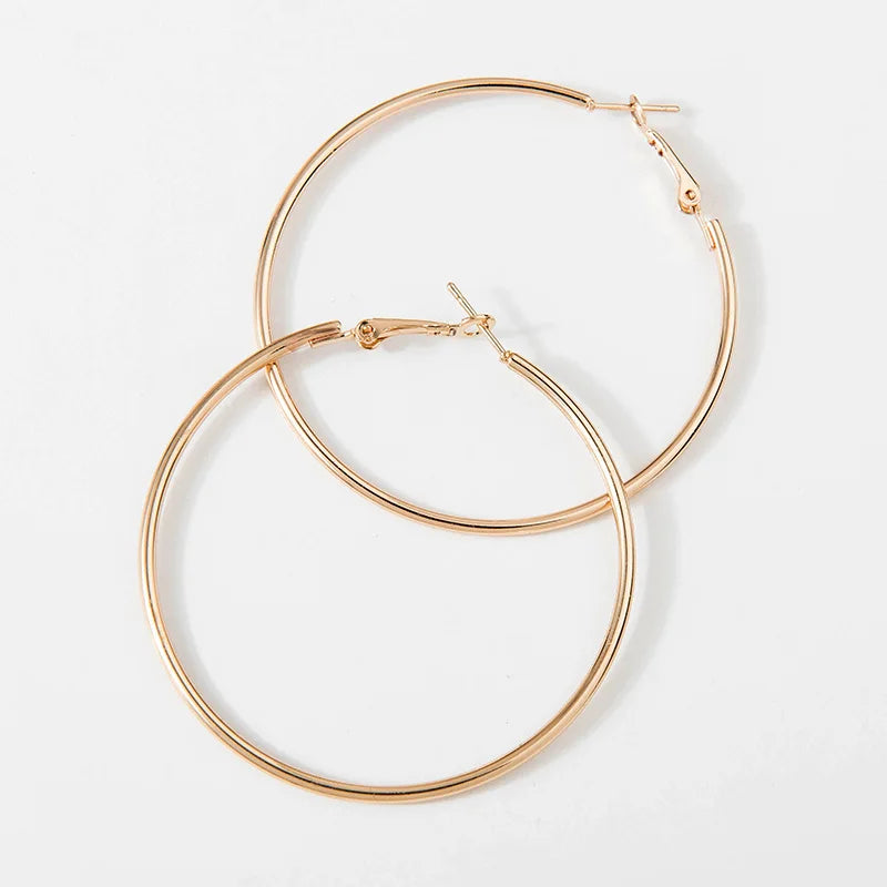 Thin Hoop Earrings