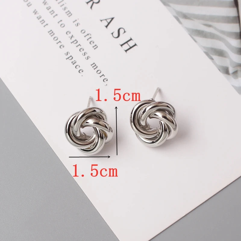 Twist Flower Earrings