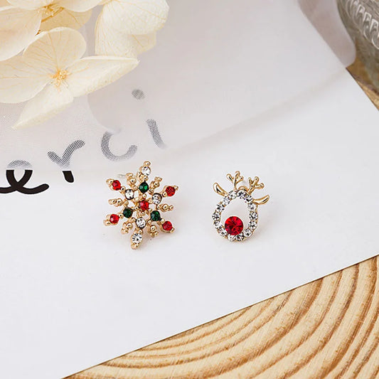 Simple Christmas Stud Earrings