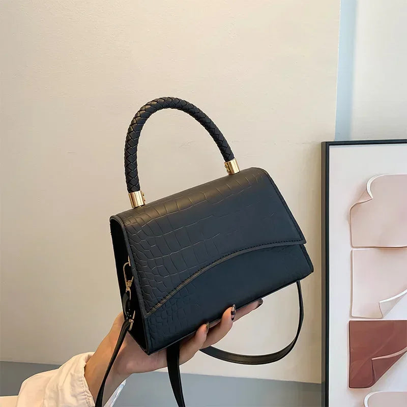 Luxury Solid Shoulder Bag