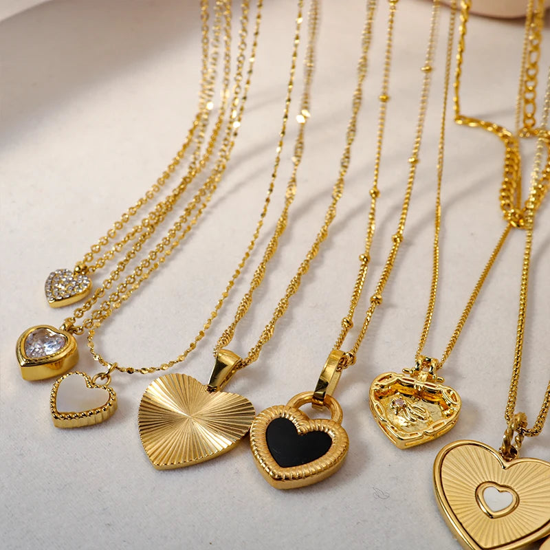 Trendy Heart Pendant Necklace