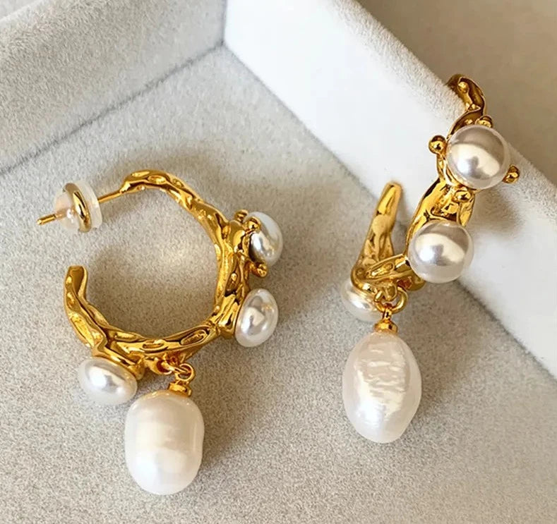 Vintage Pearl Earrings