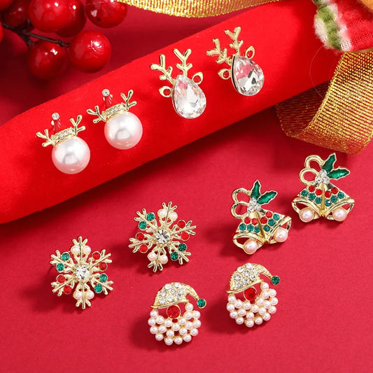 Simple Christmas Earrings