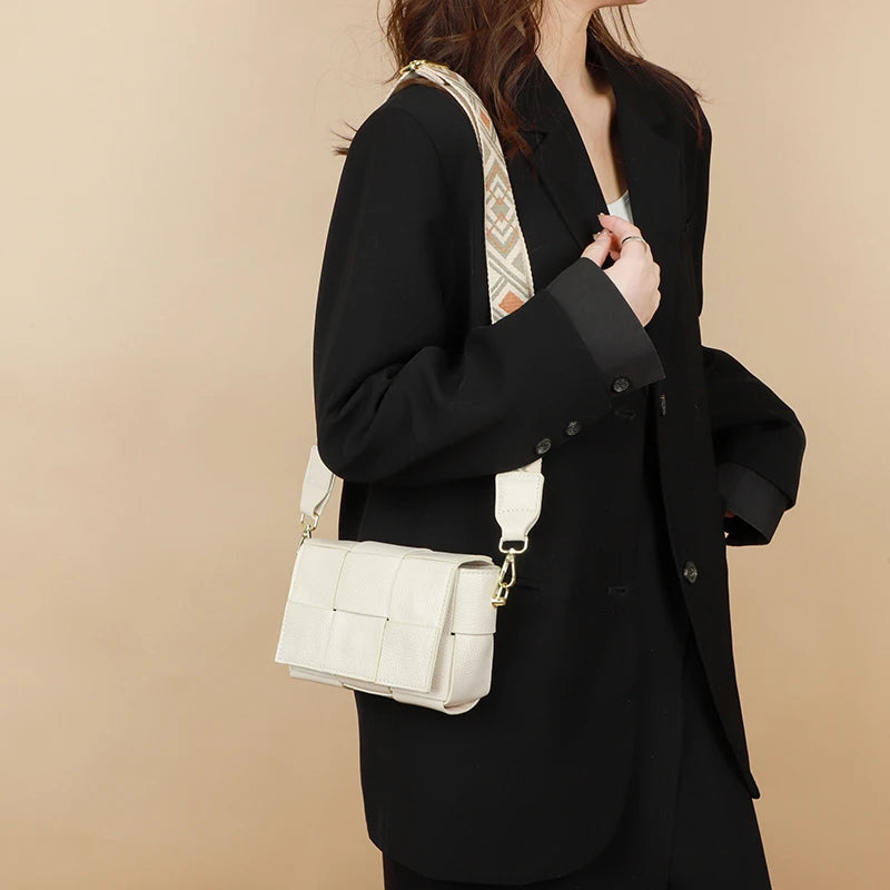 Square Cow Leather Shoulder/Cross Bag