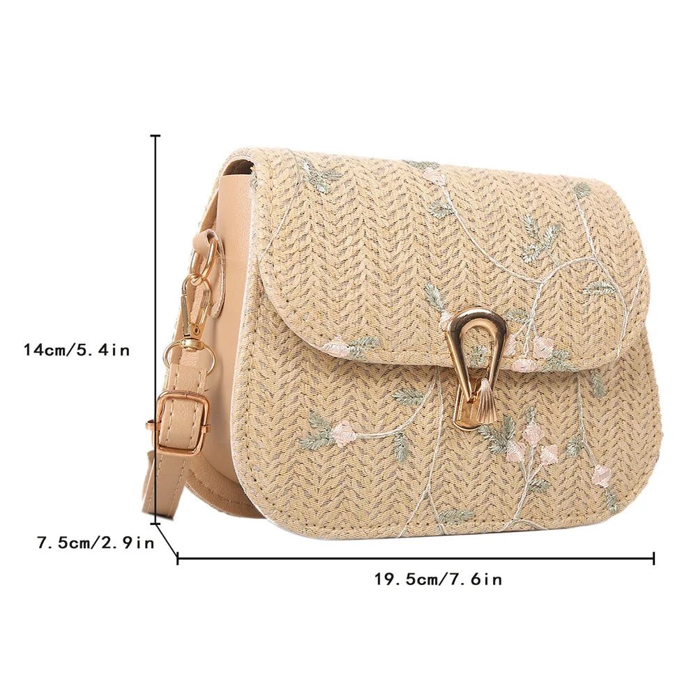 Lace Flower Shoulder/Crossbody Bag