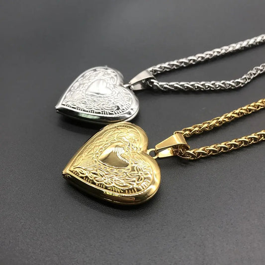 Love Heart Locket Necklace