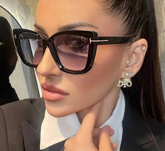 Fashion Cat Eye Square Sunglasses