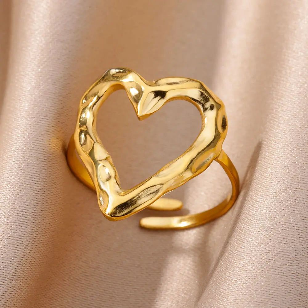 Gold Geometric Rings