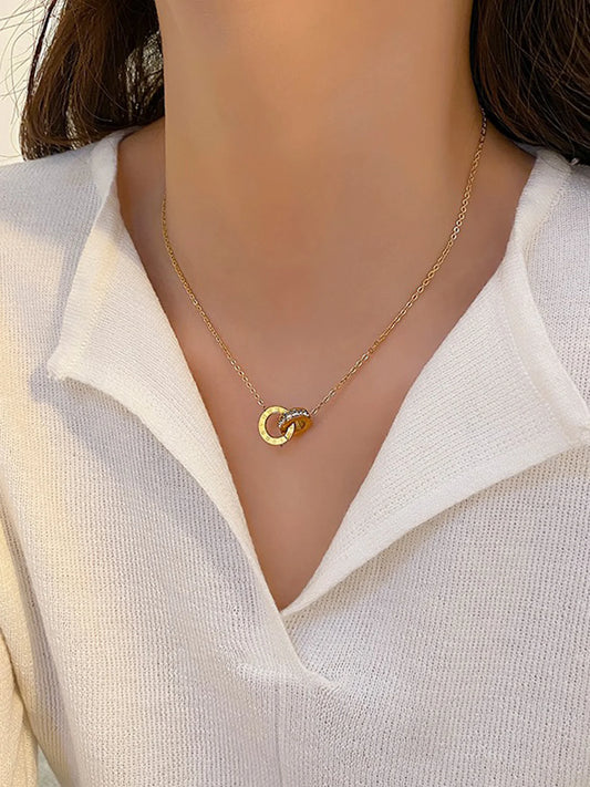 Interlocking Circles Necklace