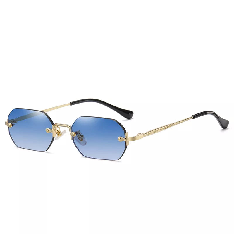 Rimless Rectangle Sunglasses