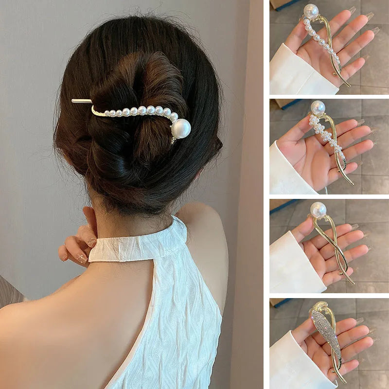 Elegant Pearl Hair Clip