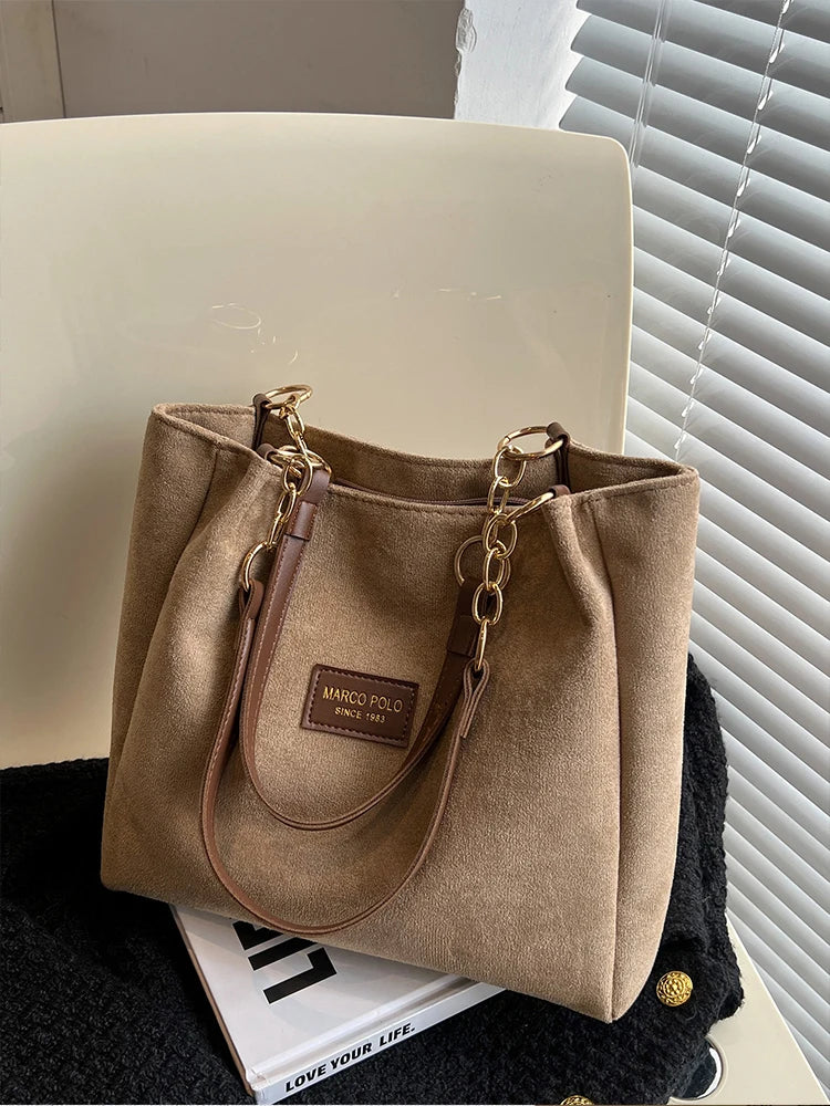 Large-Volume Stylish Shoulder Bag