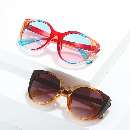 Vintage Colorful Cat Eye Sunglasses