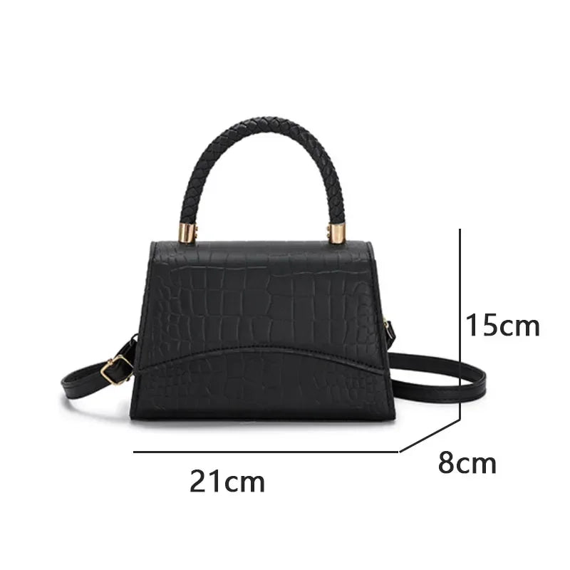 Luxury Solid Shoulder Bag