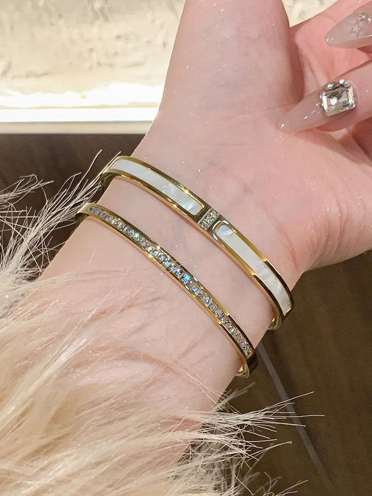 Shiny Gold Bracelets