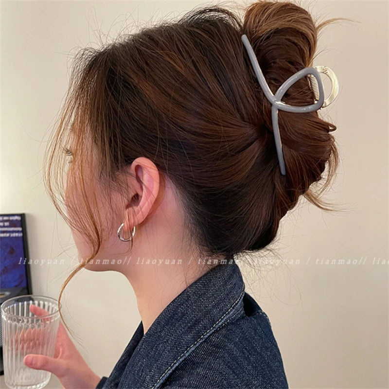 Simple Metal Hair Clip