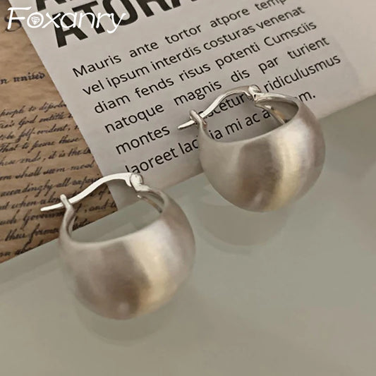 Minimalist Silver Earrings