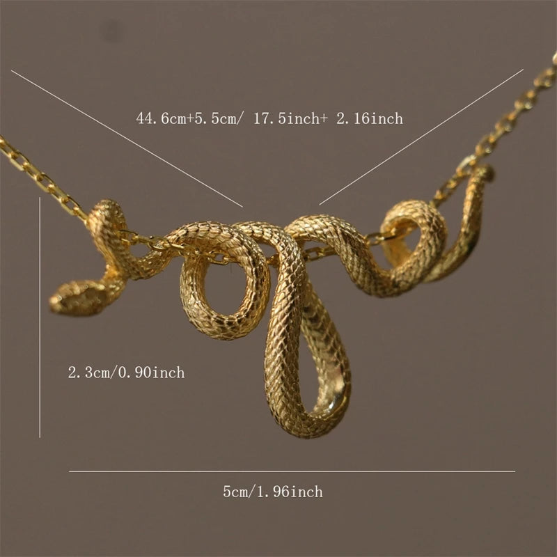 Snake Pendant Necklace