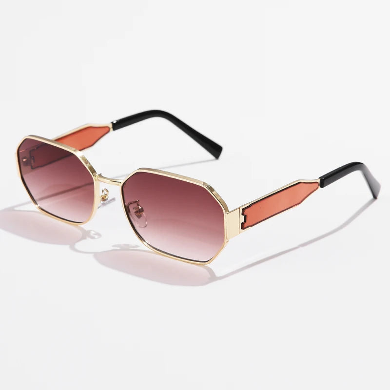 Metal Rectangle Sunglasses