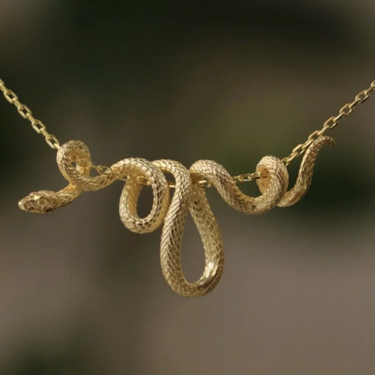 Snake Pendant Necklace