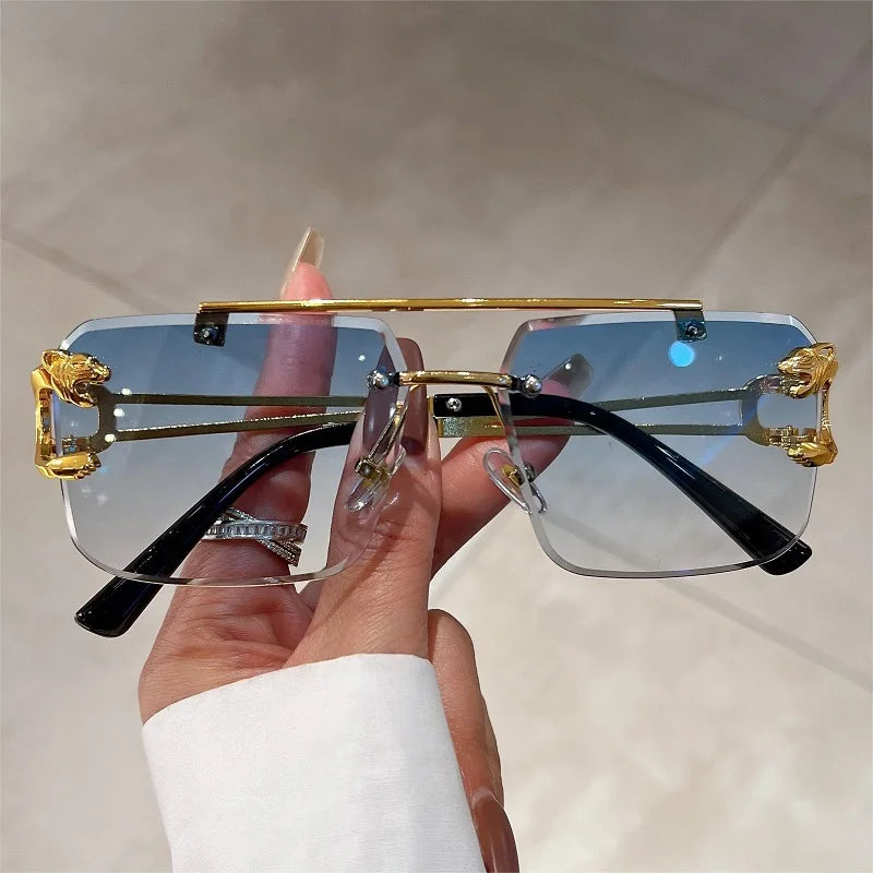 Vintage Rimless Sunglasses