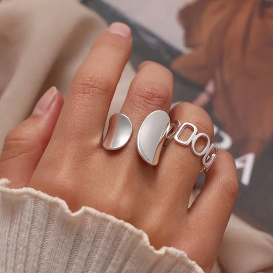 Elegant Design Silver Rings