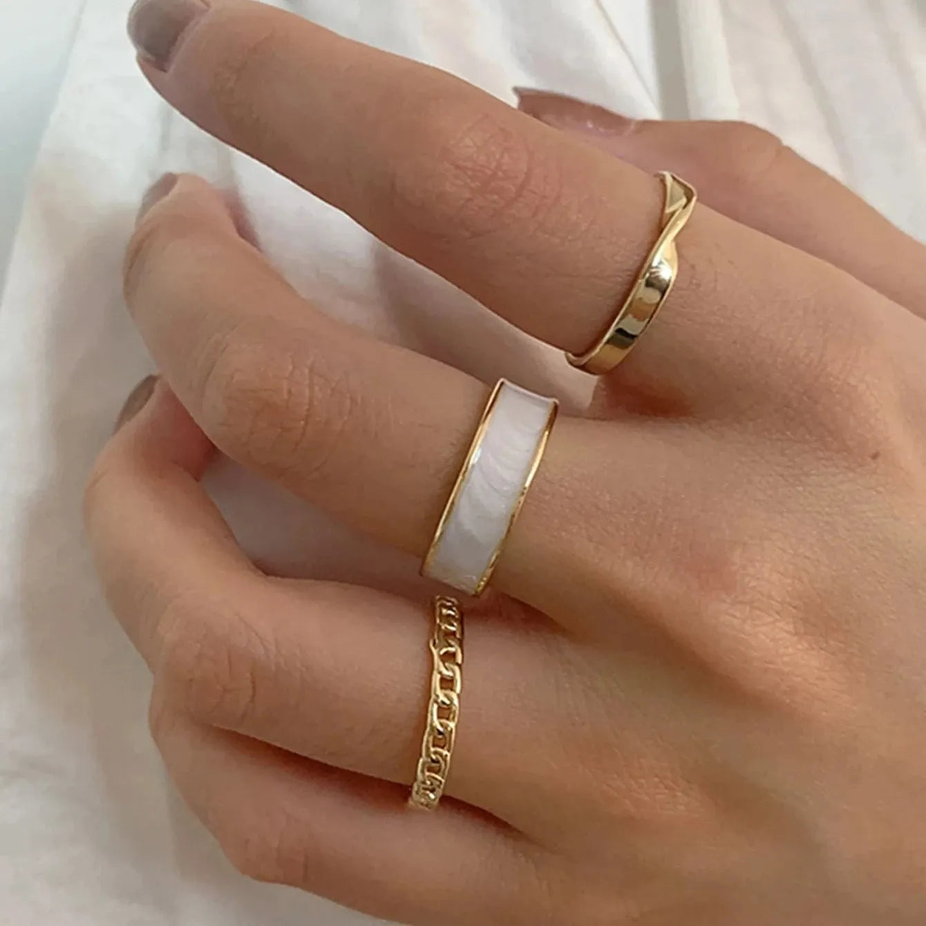 Simple Trendy Rings